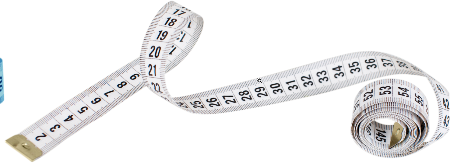 Measuring things. Tape measure Scale.